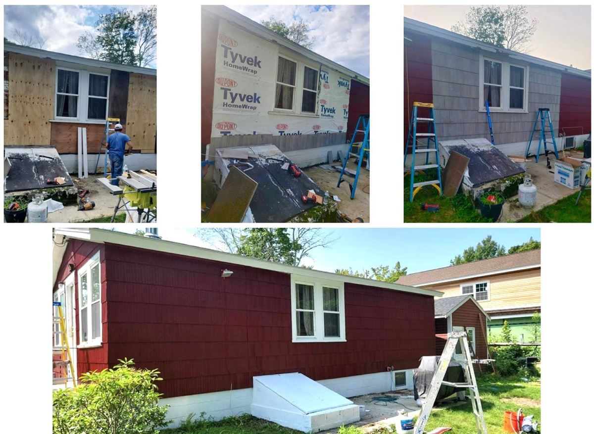 Siding repair and exterior painting in dracut ma