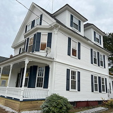 Beautiful Exterior House Painting Job Northfield, NH 1