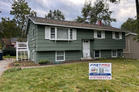 Exterior Painting Ranch Style House In Nashua, NH Thumbnail