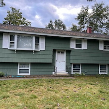 Exterior Painting Ranch Style House Nashua, NH 2