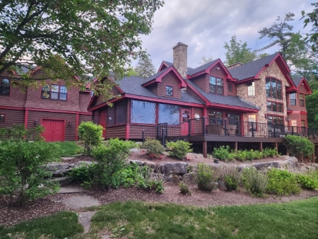 Lake House Exterior Painting - Lake Region, Laconia, NH Thumbnail