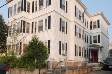 Multi Family Home Exterior Painting For Lawrence, MA Rental Property